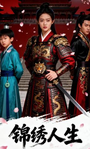 短剧《锦绣人生》海报