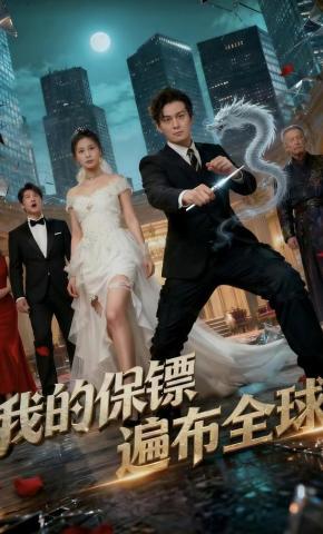 短剧《我的保镖遍布全球》海报