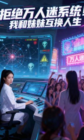 短剧《拒绝万人迷系统！我和妹妹互换人生》海报