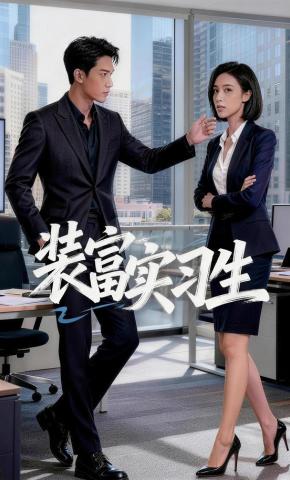 短剧《装富实习生》海报