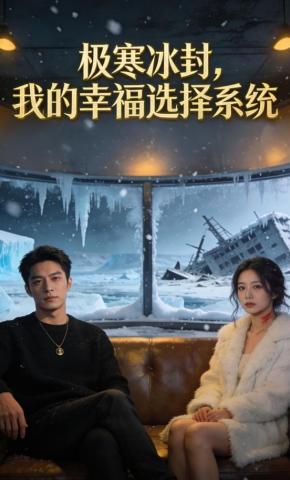 短剧《极寒冰封，我的幸福选择系统》海报