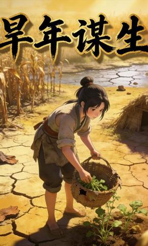 短剧《旱年谋生》海报