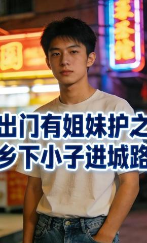 短剧《出门有姐妹护之乡下小子进城路》海报