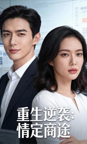 短剧《重生逆袭：情定商途》海报