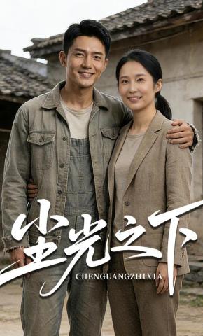 短剧《尘光之下》海报