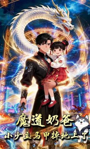 短剧《魔道奶爸，小少主马甲掉地上了》海报