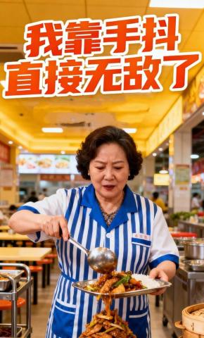 短剧《我靠手抖直接无敌了》海报