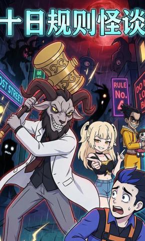 短剧《十日规则怪谈》海报