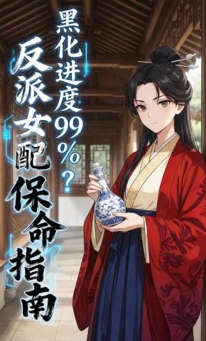 短剧《黑化进度99%？反派女配保命指南》海报