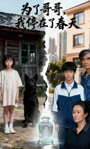 短剧《为了哥哥，我停在了春天》海报