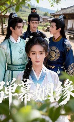 短剧《弹幕姻缘》海报