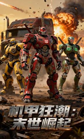短剧《机甲狂潮：末世崛起》海报