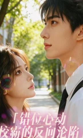 短剧《错位心动：校霸的反向沦陷》海报
