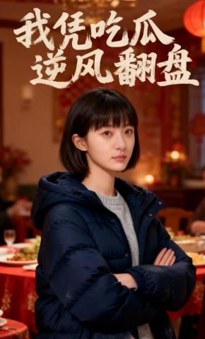 短剧《我凭吃瓜逆风翻盘》海报