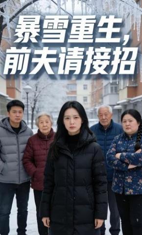 短剧《暴雪重生，前夫请接招》海报