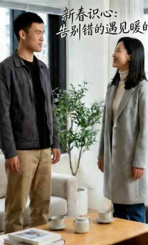 短剧《新春识心：告别错的遇见暖的》海报