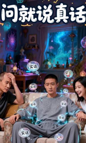 短剧《问就说真话》海报