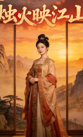 短剧《烛火映江山》海报
