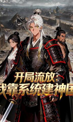 短剧《开局流放:我靠系统建神国》海报