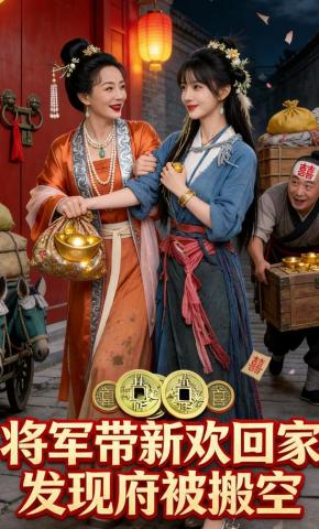 短剧《将军带新欢回家发现府被搬空》海报