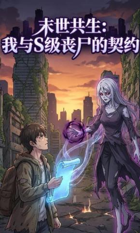 短剧《末世共生：我与S级丧尸的契约》海报