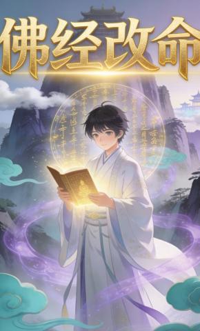 短剧《佛经改命》海报