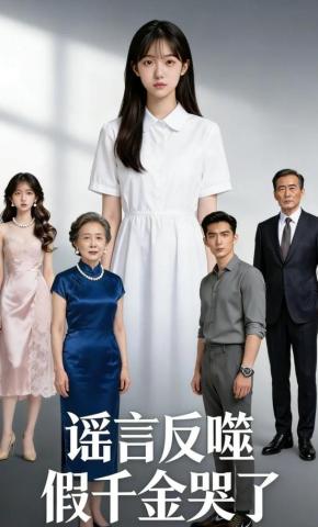 短剧《谣言反噬：假千金哭了》海报