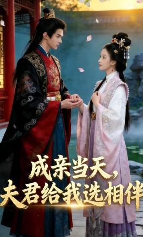 短剧《成亲当天，夫君给我选相伴》海报