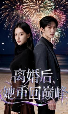 短剧《离婚后，她重回巅峰》海报