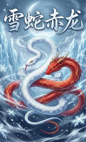 短剧《雪蛇赤龙》海报