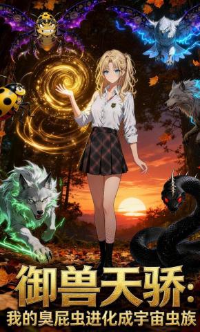 短剧《御兽天骄：我的臭屁虫进化成宇宙虫族》海报