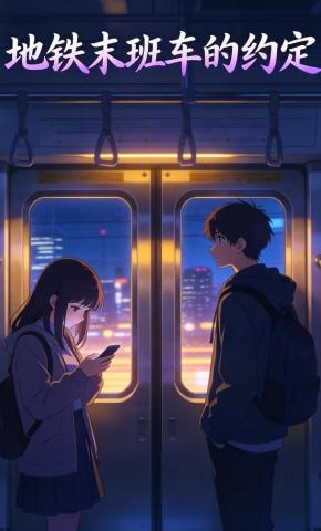 短剧《地铁末班车的约定》海报