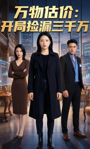 短剧《万物估价：开局捡漏三千万》海报