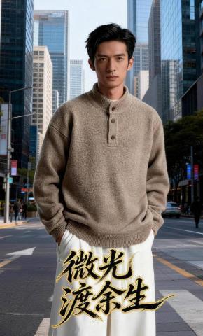 短剧《微光渡余生》海报