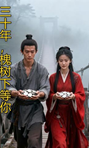 短剧《三十年，槐树下等你》海报