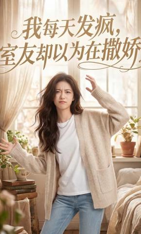 短剧《我每天发疯，室友却以为在撒娇》海报