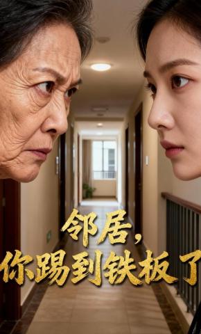 短剧《邻居，你踢到铁板了》海报