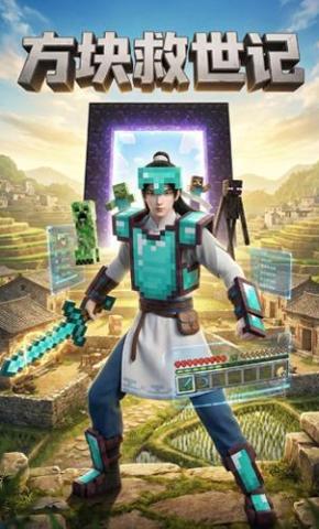 短剧《方块救世记》海报