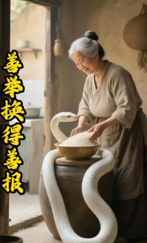 短剧《善举换得善报》海报