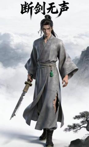 短剧《断剑无声》海报