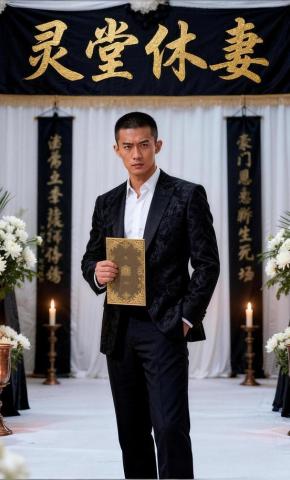 短剧《灵堂休妻》海报