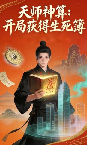 短剧《天师神算：开局获得生死簿》海报