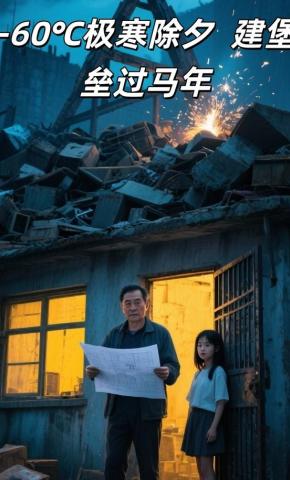 短剧《-60℃极寒除夕：建堡垒过马年》海报