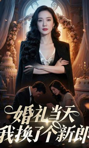 短剧《婚礼当天，我换了个新郎》海报