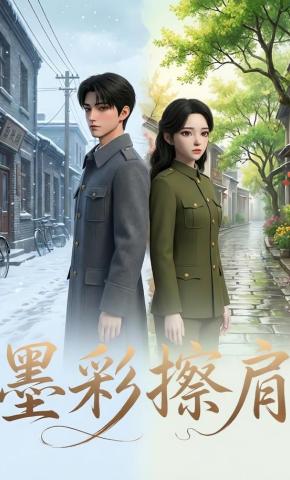 短剧《墨彩擦肩》海报