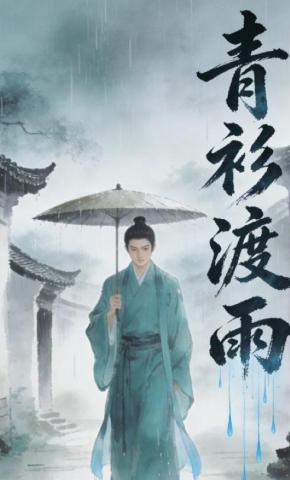 短剧《青衫渡雨来》海报