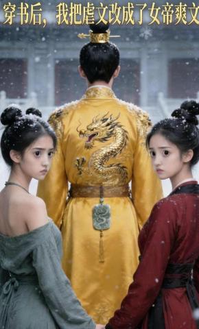 短剧《穿书后，我把虐文改成了女帝爽文》海报