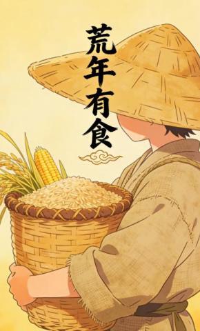 短剧《荒年有食》海报