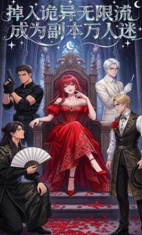 短剧《掉入诡异无限流，成为副本万人迷》海报