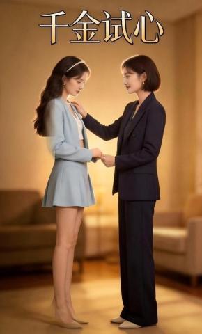 短剧《千金试心》海报